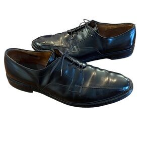 Allen Edmonds Dawson Black Leather Bicycle Toe Shoes Size 15